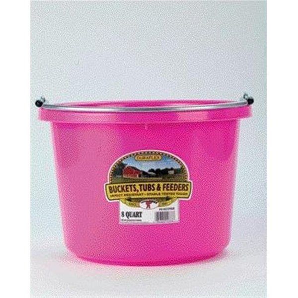 Miller Mfg Co Miller Mfg Co Inc Plastic Bucket- Hot Pink 8 Quart - P8HOTPINK 956850
